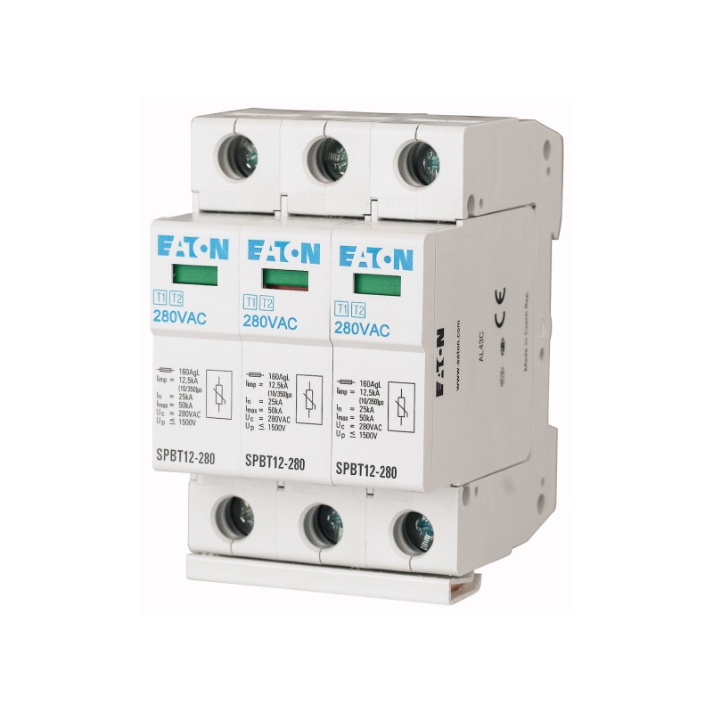 Eaton SPBT12-280/3 Überspannungsableiter 3polig 280V, TN-C-Set 158330 ...