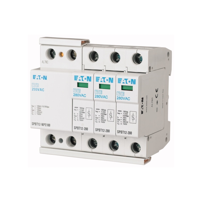 Eaton SPBT12-280-3+NPE Überspannungsableiter 3+NPE 280V, TN-S/TT-Set ...