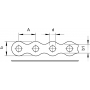 OBO BETTERMANN 5062 LII17 FS mounting tape perforated, corrugated 17x0,75mm, St, FS 1475673