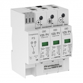 OBO BETTERMANN V20-C 3PHFS-1000 SurgeController V20 dreipolig für Photovoltaik 1000V DC 5094574