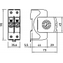 OBO BETTERMANN V20-1+NPE-280 SurgeController V20 einpolig mit NPE 280V 5095251