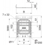 OBO BETTERMANN RKSM 620 FS Kabelrinne RKSM Magic, mit Schnellverbindung 60x200x3050, St, FS 6047638 3 Meter