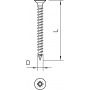 OBO BETTERMANN 4759 3.0X15 Sprint-Schraube Senkkopf, Antrieb Kreuzschlitz 3x15mm, St, GGP 3192055 200 Stück