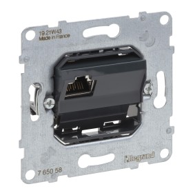 Legrand 765058 SEANO Einsatz Datendose RJ45, Kat. 6A, STP, geschirmt