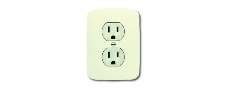 Busch-Nema Underput double socket, 2-pin (2 P + E)